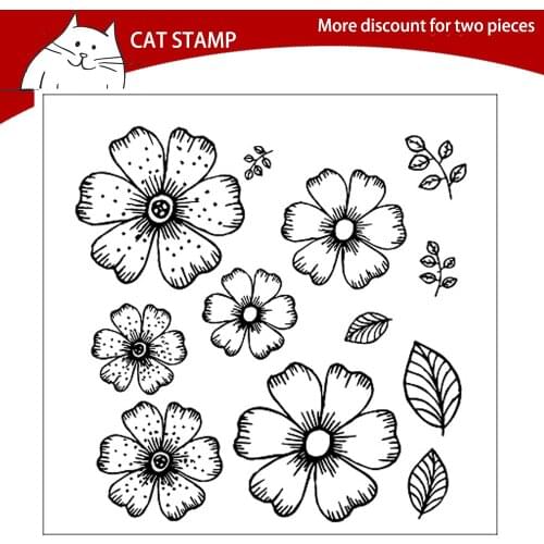 Flowers For Scrapbooking CAT STAMP China
