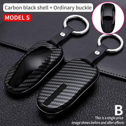 1 pcs ABS Car Remote Key Case Cover For Tesla Model S Smart Key Bag Key Protected Holder Shell Accessorie