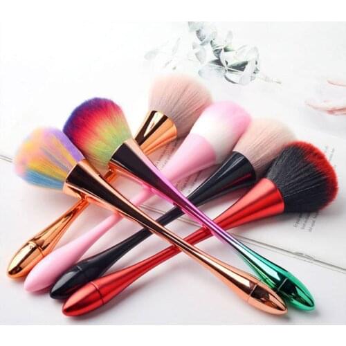 Nail Art Dust Brush Nail Cleaning Blush Brush Remove Dust Powder Cleaner Acrylic UV Gel Art Accessories Nail Material Tools