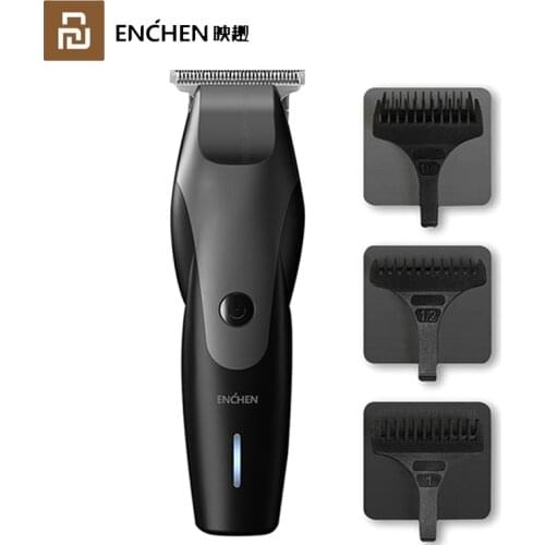 Xiaomi Hummingbird Electric Hair Clipper USB Charging With Low Noise Hair Trimmer With 3 Hair Brushes Black Professional Razor