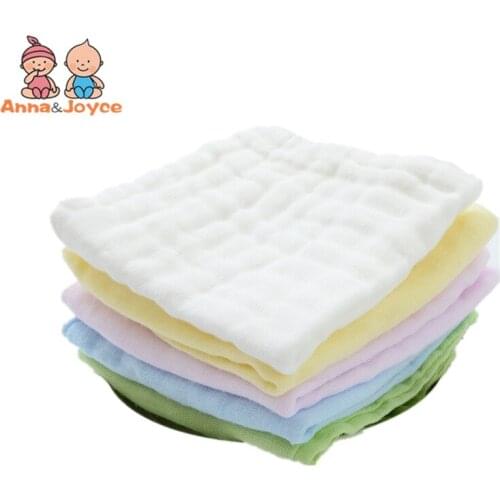 50pc/lot Soft Cotton Baby Infant Newborn Handkerchief Towel Washcloth Feeding Wipe Cloth