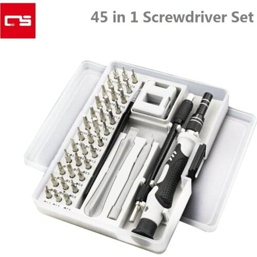 Screwdriver Set Precision CR-V Steel Magnetic Hand Tools Kit Tweezers Extension Rod HEX Torx Sloted Screwdriver for Phone Repair