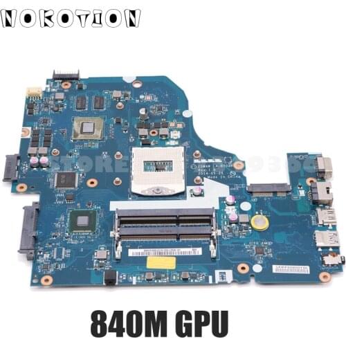 NOKOTION NBMQ011001 NB.MQ011.001 For Acer aspire E5-572G Laptop Motherboard Z5WAW LA-B702P DDR3 840M GPU