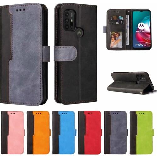 NEW Leather Case For MOTOROLA MOTO G30 / G10 / G20 / G10 Power Shockproof Bumper Flip Stand Cover For MOTO G50 Wallet Book Bags