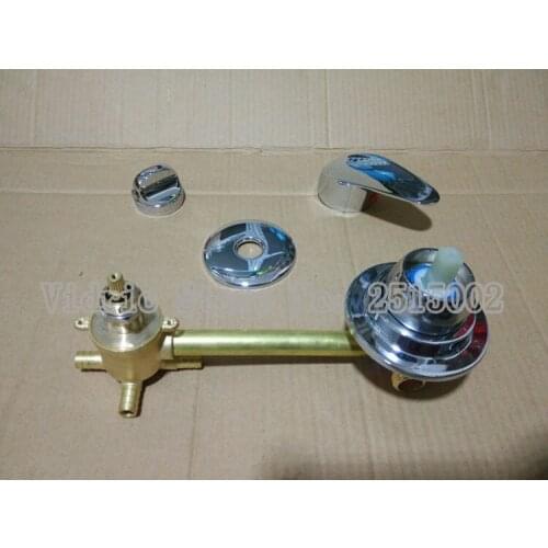 Customized 2/3/4/5 ways intubation/screw thread shower room mixing valve, Bathtub faucet cold and hot water switch/separator
