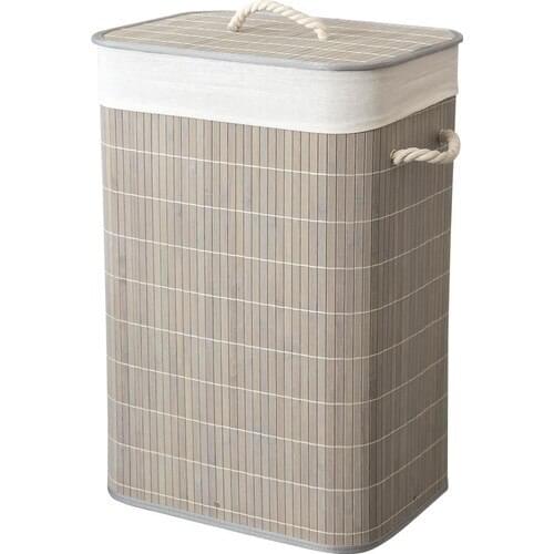 Doreline Dimpio Bamboo Foldable Dirty Laundry Basket