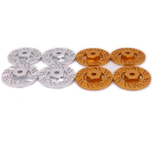 1/10 RC Car alloy aluminum M12 12mm Brake Disc Disk Wheel Hex hub Adapter for 1/10 RC Hobby Model Car HSP WLtoys Axial