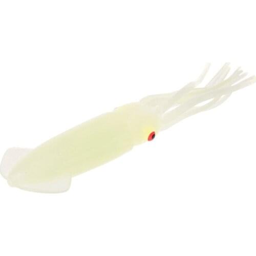 1pc New 110mm B2 Fishing Octopus Squid Bodies Luminous Fish Lures Glow In Dark High Quality and Brand New