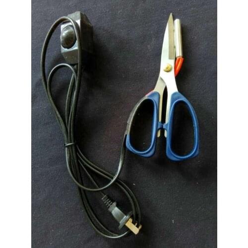 10pcs Electric Heating tailor scissors Power hot shears knife heated pen working indicator for cloth cutting