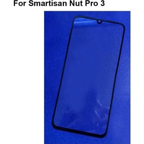 2PCS For Smartisan Nut Pro 3 Front LCD Glass Lens touchscreen Pro3 DT1901A Touch screen Panel Outer Screen Glass without flex