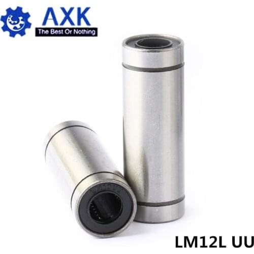 2pcs/lot Free Shipping LM12LUU long type 12mm linear ball bearing CNC parts for 3D printer