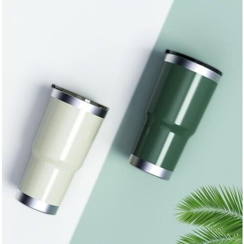 304 Stainless Steel Large Capacity Frosted Thermos Cup 30OZ Car Cup Beer Cup Thermos Cup Coffee Cup Safety Environmental Protect