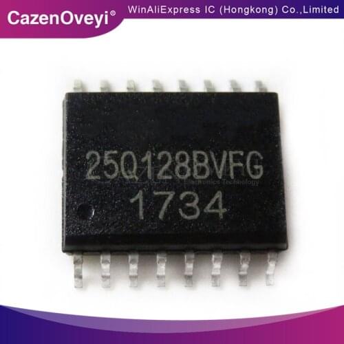 5pcs/lot W25Q128BVFG 25Q128BVFG 25Q128 128M X 1 SPI BUS SERIAL EEPROM SOP16 In Stock