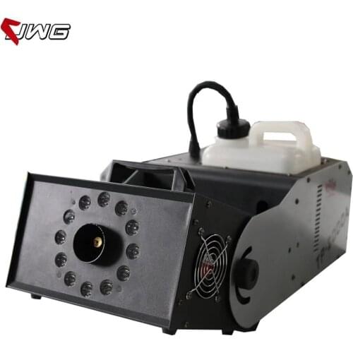 Free shipping 2000w 180 Degree Adjusting RGB 3-In-1 Led Fog Machine Smoke Machine DMX Remote Control Stage Disco Light