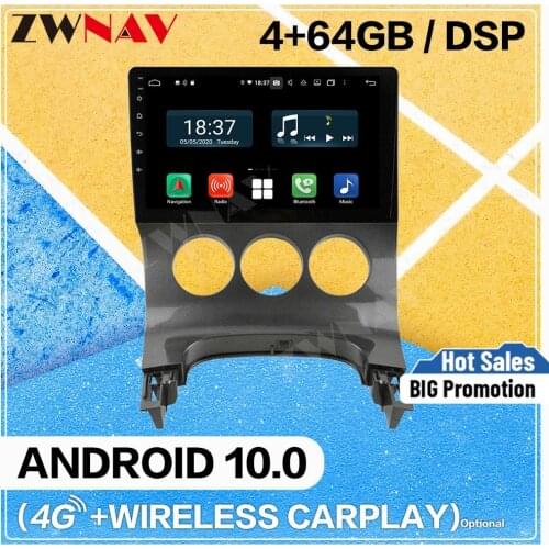 Carplay Android 10.0 screen Car Multimedia DVD Player for Peugeot PG 3008 2013-2016 BT WiFi GPS Navi Auto Radio Stereo Head unit