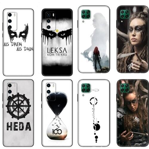Black tpu Case For Huawei P30 Lite P30 Pro P40 Case For Huawei P40 LITE E P Smart 2020 Case Cover Heda Lexa The 100