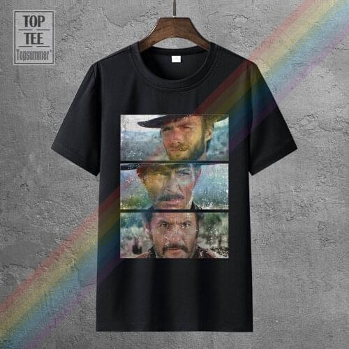 The Good The Bad And The Ugly T Shirt Italo Western Eastwood Cowboy Us Clint