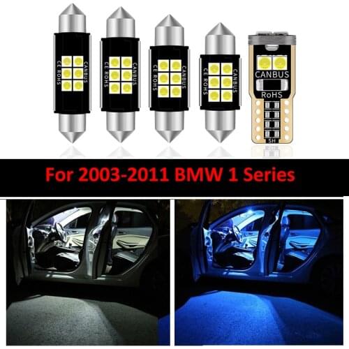 13x LED Bulb Interior Light Kit For 2003-2011 Bmw 1 series E87 E81 116i 118d 118i 120d 120i 123d 130i 135i M 135i Auto Stylish