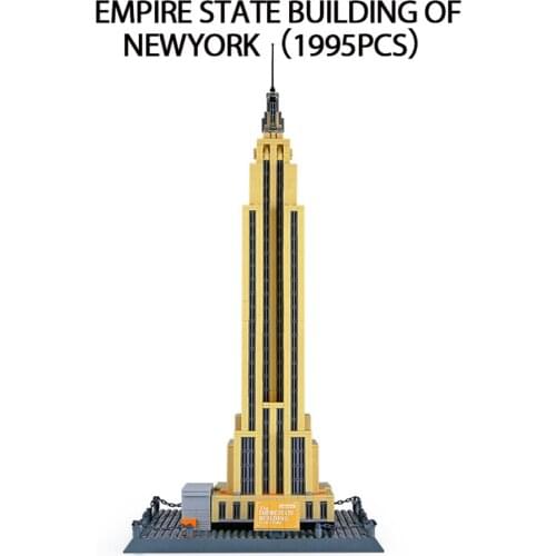 Wange Blocks Famous Architecture Series 5212 Assembly 1995pcs The Empire State Building Of NewYork City Building Blocks Bricks