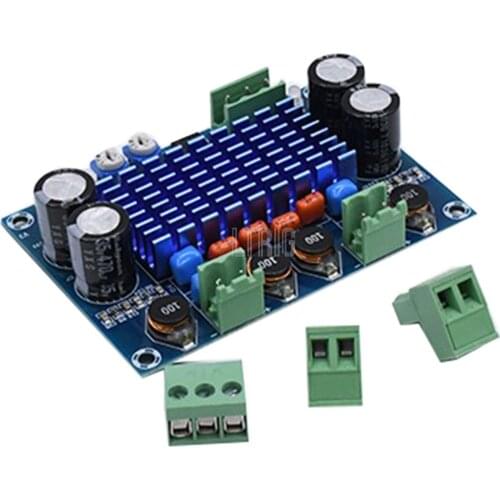 LTRIG custom 1Pcs TPA3116D2 DC 8V-28V 2 *120W chassis dedicated plug-in HIFI power amplifier board