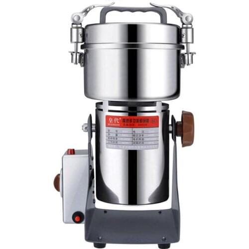 Powder Machine 800g Spice Grinder Electric Grain Grinder Swing Cereals Coffee Food Crusher