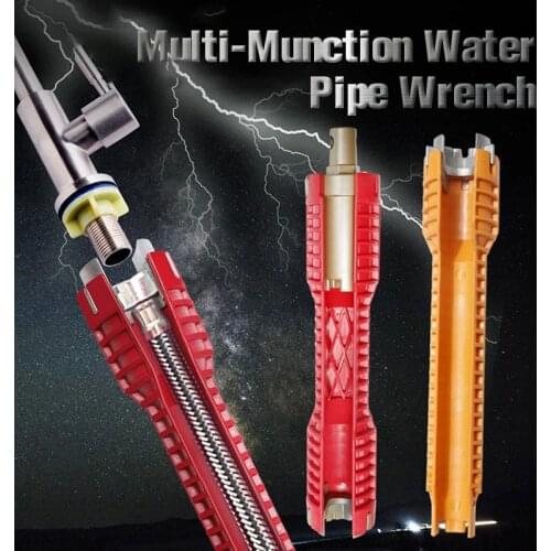 Multifunctional Water Pipe Double End Wrench Basin Bottom Pliers Sleeve Bathroom Faucet Sink Installation and Maintenance Tool