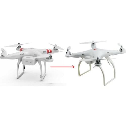 New Tall Landing Skid Gear For DJI Phantom 1& 2 Vision Gimbal Wide & High Extend Parts