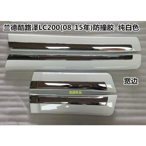Osmrk Car body door plate strips protection for Toyota Land Cruiser LC200 4000 4600 4700 5700