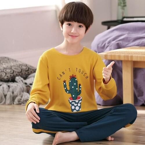 Boys Pajamas Set Cartoon Kids Clothes Suit Cotton Childrens Pyjamas kids Sleepwear Pijamas