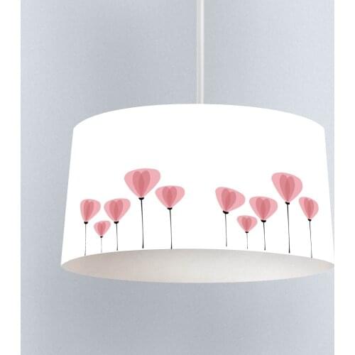 Flamingo and Cute Girl Boy Printing Patterned Kids Baby Room Bedroom Light Pendant Lamp Chandelier