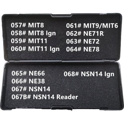 57-68 LiShi 2 in 1 MIT8 MIT11 MIT9 MIT6 NE71R NE72 NE78 NE66 NE38 NSN14 reader Locksmith Tools For All Types