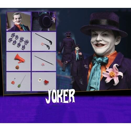 Pre-sale Collectible 1/6 Scale JOKER 1989 12 inches Head Body Clothes Full Set Model for Fans Christmas Gifts MAT002
