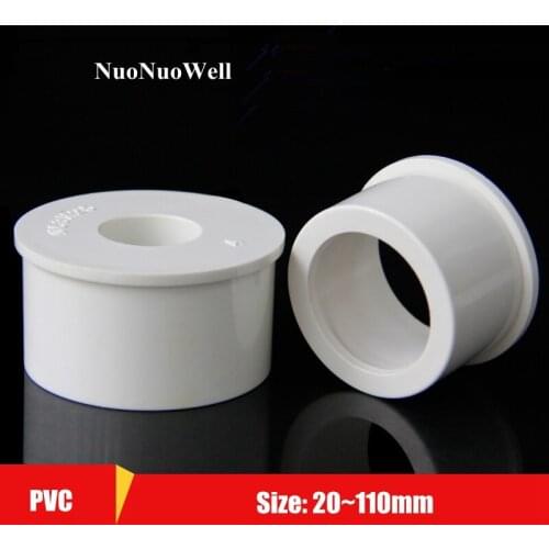 20pcs 25~50mm To 20~40mm PVC Pipe Reducing Connector Bushing Joints Home Garden Water Pipe Connectors Aquarium Tank DIY Tools
