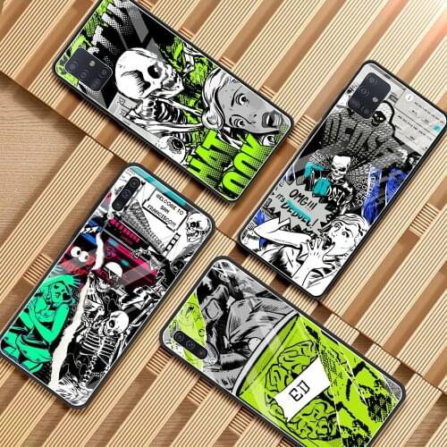 Phone Casee For Samsung A70 A50 A40 A30 A20 A10 Glass Bumper Soft Fundas Silicone Super Watch Dogs 2 Dedsec