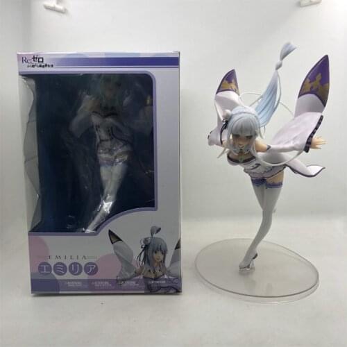 25CM Re:Life In A Different World From Zero Amelia Flying Posture Anime Girl PVC Action Figure Model Toys Doll Ornament Gift