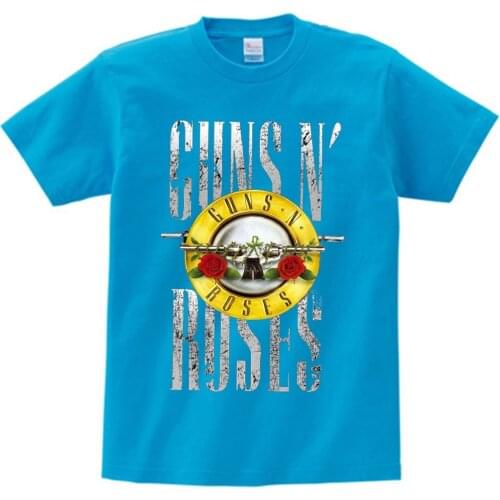 Guns N Roses T Shirt Kid 2020 T-shirt Pure Cotton Round Neck Baby Tshirt childrens Infant Toddler Costume For boy and girl NN