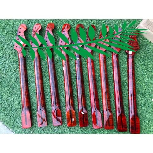 AAA Canada Tiger Flame Maple Electric Guitar Neck .42mm nut width and 56mm heel width ,bolt on