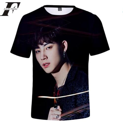 KPOP GOT7 Jackson 2019 3D print t-shirts Men/Women summer Hip hop Casual t shirt Short Sleeve Clothes new
