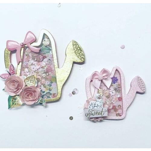 KSCRAFT Water Can Shaker Metal Cutting Dies Stencils for DIY Scrapbooking Decorative Embossing DIY Paper Cards