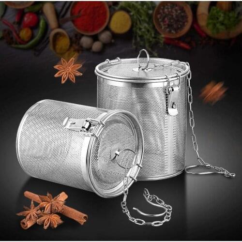 Kitchen Tools Colanders Stainless Steel Seasoning Spice Filter Bag Box