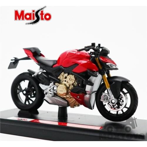 Maisto 1:18 Ducati Super Naked V4 S Red Diecast Model Bike Motorcycle