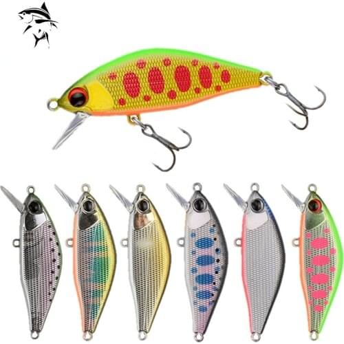 Minnow 45mm 4g Wobbler Fishing Lure Japan Jerkbait Bait Perch Pesca Mini Sinking Wobblers Lures Hard Deep Artificial
