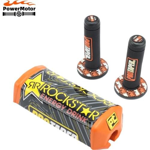 Motorcycles 22/24mm Handlebar Pads 1-1/8" Handlebar Chest Protector Cross Bar Pad Fit CRF EXC YZF Motorcross Dirt Pit Bike