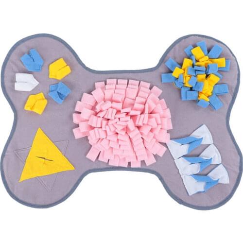 Chew Bone Slipper Squeaky Ball Dog Toys eco-friendly material Pet Sniffing Pad Dog Training Feeding Mat Interactive Pet Mat