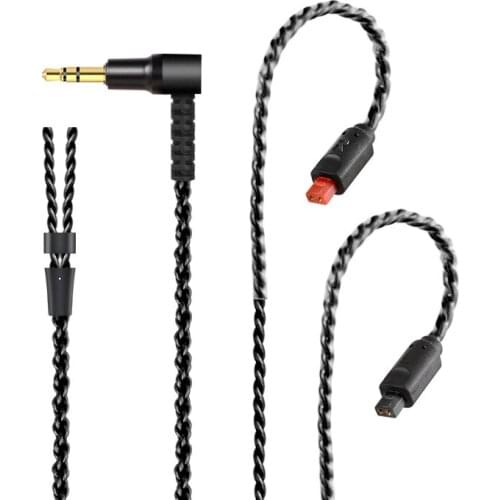 Applicable To IM50 70 01 02 03 04 4-strand UE Braided Earphone Upgrade Line Oxygen-free Copper Wire Core Earring Shaping