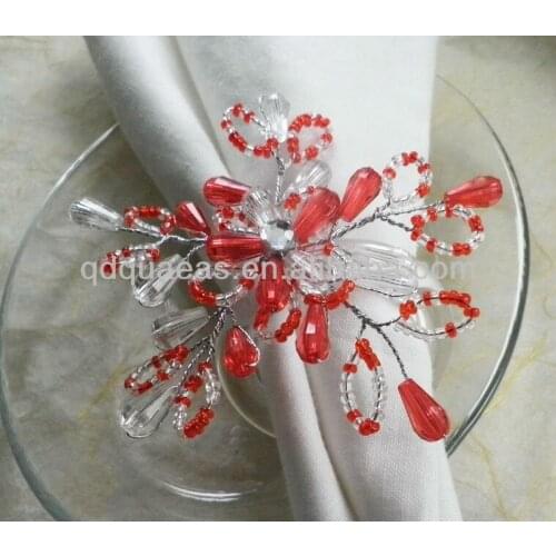 Aliexpress sold beaded wedding napkin ring