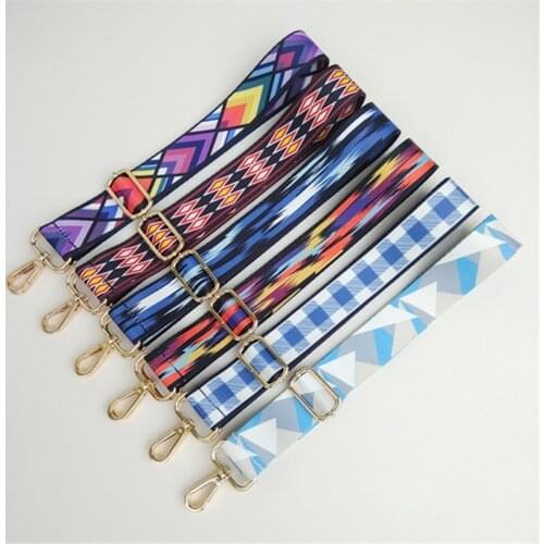 Bag strap Handbags Belt Women Shoulder Crossbody Messenger Bags Strap Bag Accessories Flower Wide Adjustable Strap Belt