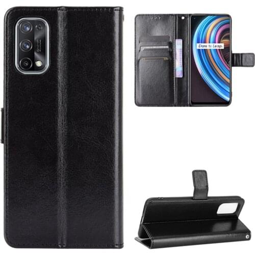 For OPPO Realme X7 Luxury Flip PU Leather Wallet Lanyard Stand Case For Oppo Realme X7 Pro RealmeX7 Protective Phone Bags