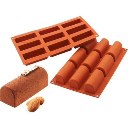 9/30 Holes Silicone Cake Mold Geometric Cube Squared Brownie Chiffon Molds Bakeware Mini Pan Kitchen Baking Tool