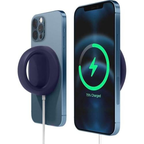 For Magsafe Apple iPhone 12 Pro Max Magnetic Wireless Charger Mount Phone Holder Charging Stand Protective Cover Ring Holder